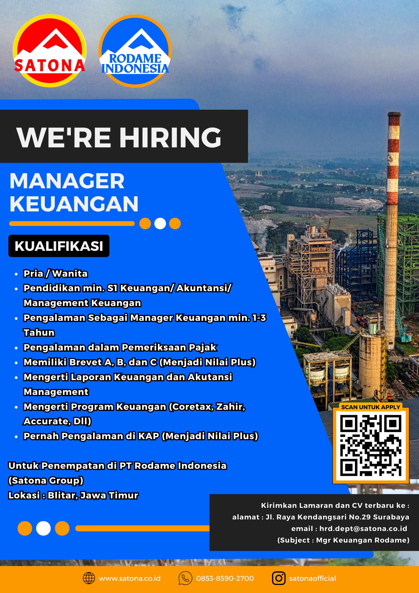 MANAGER KEUANGAN RODAME